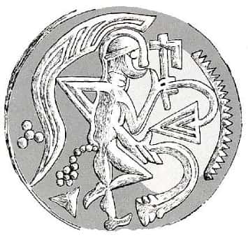 He in as a pictorial descendant of Mars (Er in der Marsbild-Nachfolge)